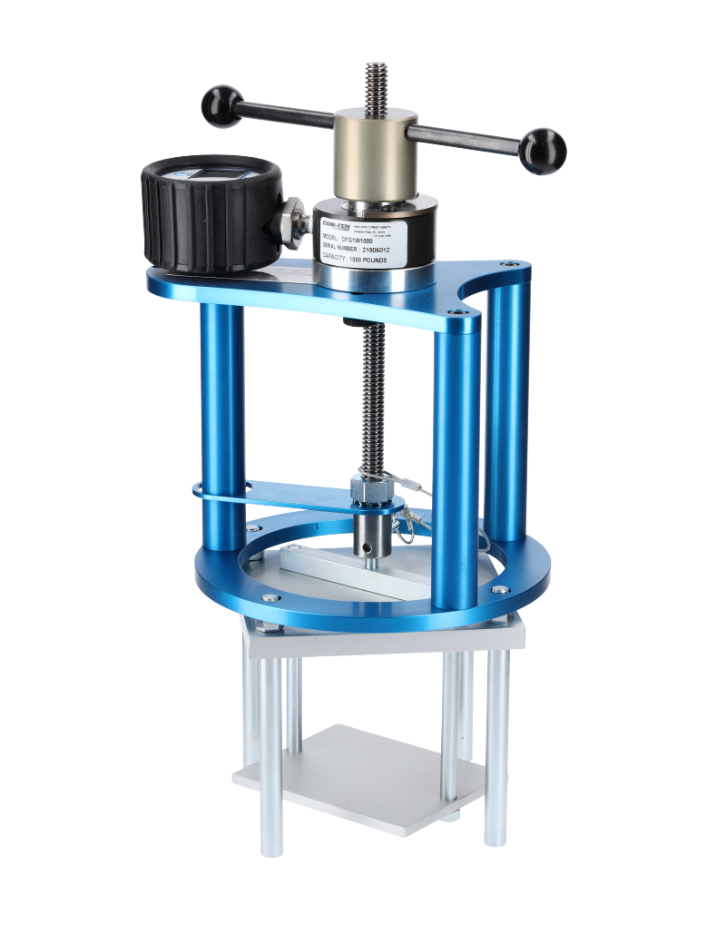 Analog or digital foam compression tester